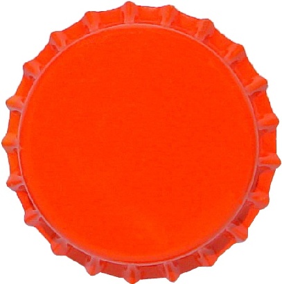 Kronkorken orange 26 mm
 100 Stck