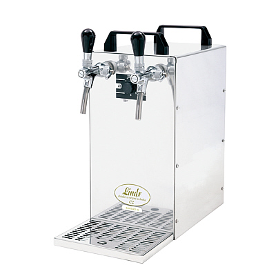 Dry beer cooler BTL50 - air compressor - 2 taps