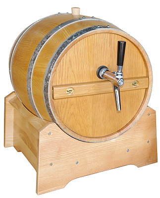 Dry beer cooler in an original oak cask - 1 line
 packet 1