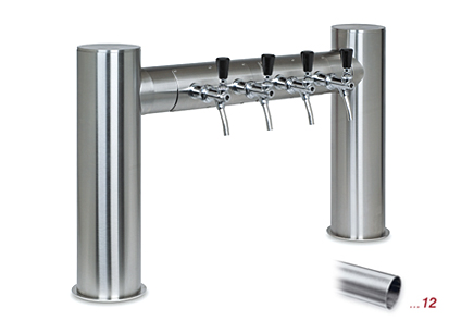 Modell 1350
 4 leitig
 Edelstahl-matt