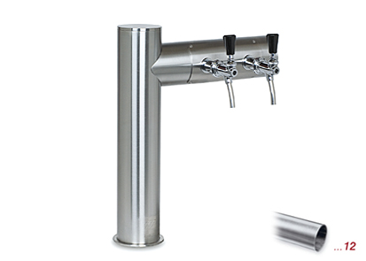 Modell 1650
 2 leitig
 Edelstahl-matt