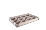 Geschlossene Gläserkiste 0712
<br/>max. Glashöhe: 4,5 cm
<br/>Premium Linie