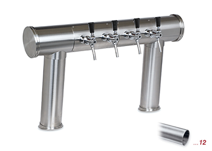 Modell 2450
 4 leitig
 Edelstahl-matt