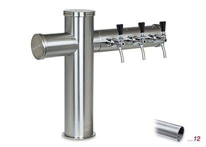 Modell 2700
 3 leitig
 Edelstahl-matt