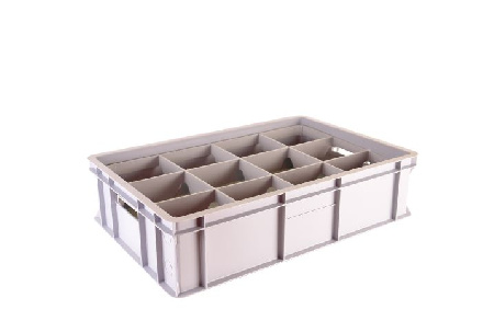 Standard crate 1512
 max. glass height: 12,6 cm
 Premium line