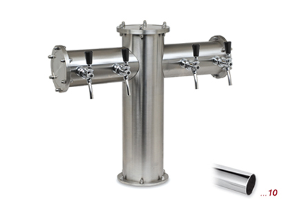 Modell 4210
 4 leitig
 Edelstahl-matt