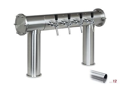 Modell 4400
 4 leitig
 Edelstahl-matt