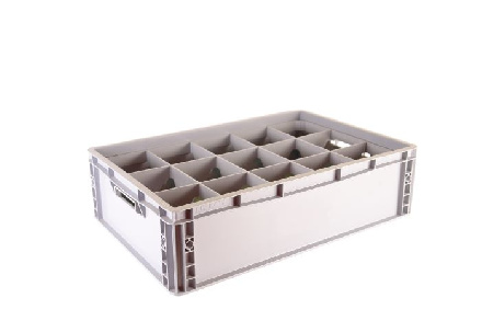 Standard crate 1715
 max. glass height: 15,4 cm
 Premium line