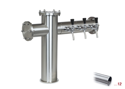 Modell 4700
 3 leitig
 Edelstahl-matt