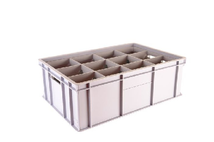 Standard crate 2012
 max. glass height: 18,2 cm
 Premium line
