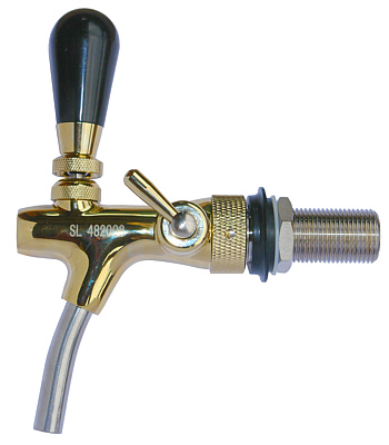 Kompensator L gold Stutzen 55/10