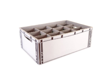 Standard crate 2212
 max. glass height: 20,3 cm
 Premium line