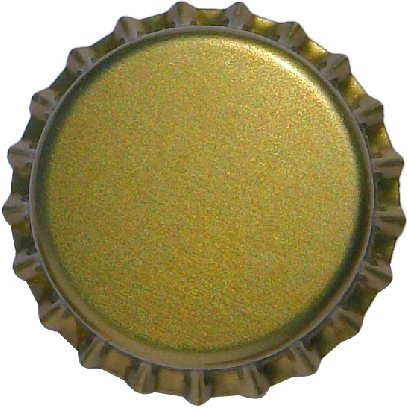 Kronkorken gold matt 26 mm 100 Stück