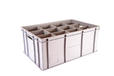 Standard crate 2512
 max. glass height: 22,7 cm
 Premium line