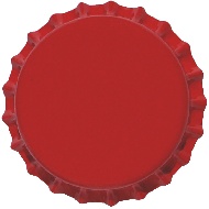 Crown Cork red 
<br/>26 mm