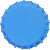 Crown Cork light blue 
<br/>26 mm