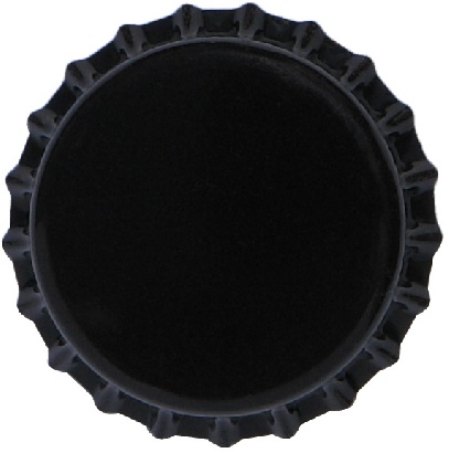 Kronenkorken 26 mm - Kronkorken schwarz 26 mm