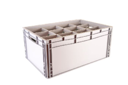 Standard crate 2712
 max. glass height: 25,5 cm
 Premium line