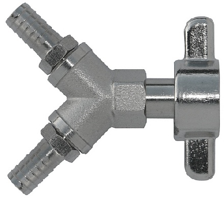 Y-Stck 3/4" Flgelmutter auf 2 x Tlle 10 mm