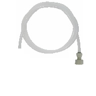Beer line 3/8" John Guest,one connector, length 2m