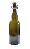 Arbon Flasche 1,0 l
<br/>antikgrün mit DIN Bügelverschluss