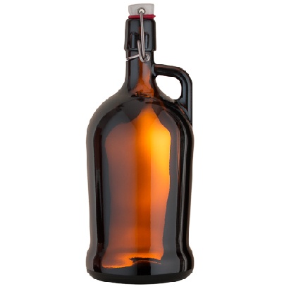 Siphon 1,0l antique green, incl. mounted swing top