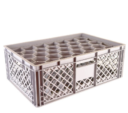 Perforated crate 2233
 max. glass height: 19,3 cm
 Premium line