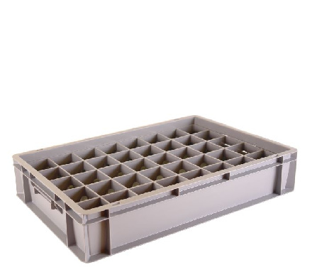 Standard crate 1240
 max. glass height: 10,5 cm
 Classic line