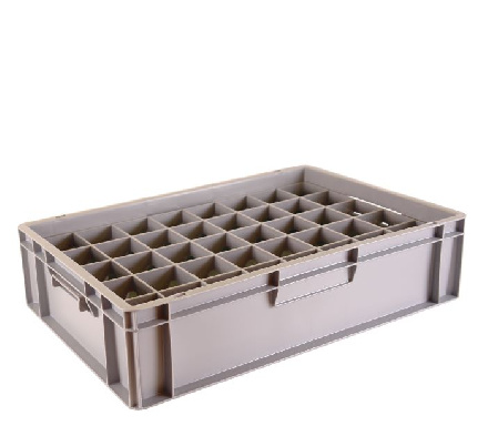 Standard crate 1540
 max. glass height: 12,3 cm
 Classic line