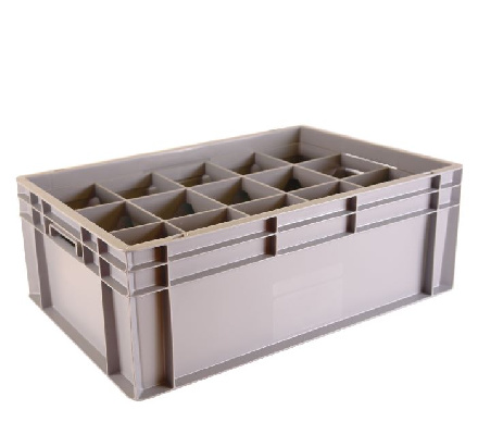Standard crate 2215
 max. glass height: 20,3 cm
 Classic line