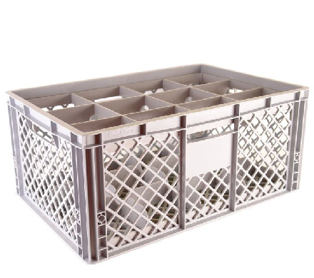Perforated crate 2712
 max. glass height: 24,2 cm
 Premium line