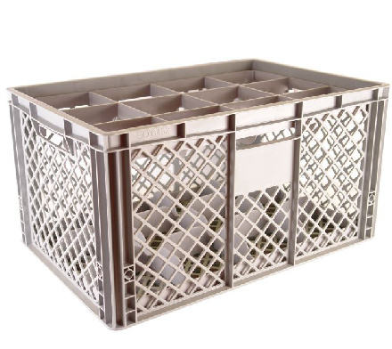 Perforated crate 3212
 max. glass height: 29,2 cm
 Premium line