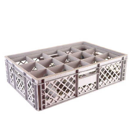 Perforated crate 1715
 max. glass height: 14,0 cm
 Premium line