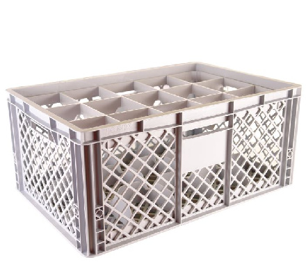 Perforated crate 2715
 max. glass height: 24,2 cm
 Premium line