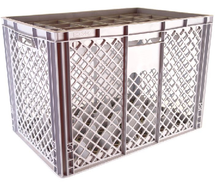 Perforated crate 4224
 max. glass height: 39,2 cm
 Premium line