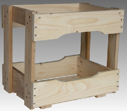 Holzkiste fr 12 Bavaria-Flaschen