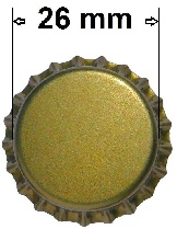 Kronkorken - Bierkapseln 26 mm